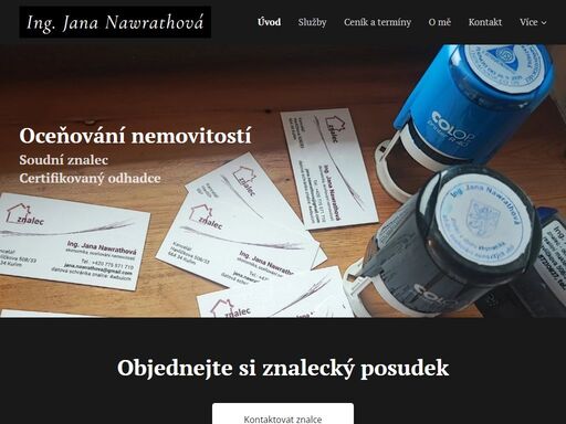 soudní znaleccertifikovaný odhadce