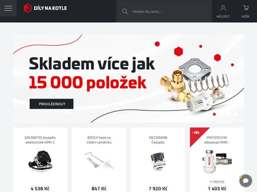 kvalitní náhradní díly pro plynové kotle dakon, protherm, vaillant a další. odesíláme do 24 h. nakupujte online na dilynakotle.cz.