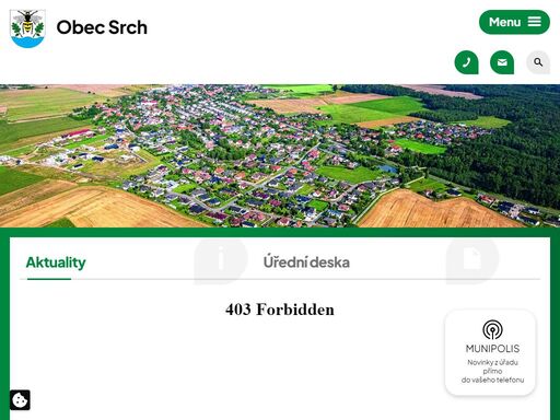srch je moderní obec, ležící 6km severním směrem od pardubic. počet obyvatel a rozvoj obce neustále roste. k obci srch patří i místní části hrádek a pohránov. podívejte se na fotogalerii, aktuality nebo úřední desku.