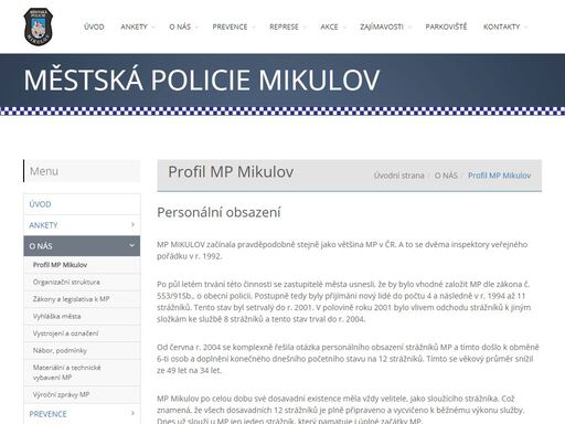 profil mp mikulov, zš mikulov, hraničářů 617 e