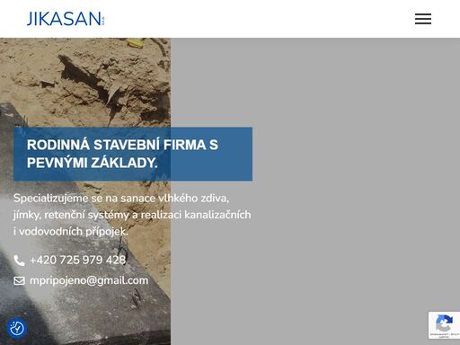 rodinná stavební firma z vysočiny s mnohaletou praxí. sanace zdiva, vodovodní přípojky a jímky – kvalitně, spolehlivě a osobně.