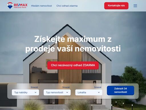 realitní kancelář, reality, domy, byty, pozemky, nemovitosti, kanceláře. chcete prodat, koupit či pronajmout byt, dům nebo pozemek? spolehněte se na jedničku mezi realitkami. re/max je tu pro vás na více než 154 místech v celé čr.