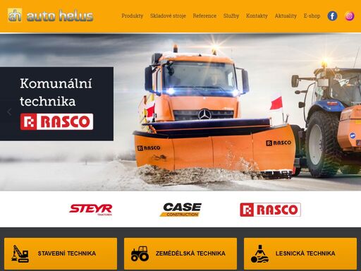 nabízíme specializovaný servis a prodej nových i použitých zemědělských strojů steyr a stavebních strojů case. samozřejmostí je prodej náhradních dílů.