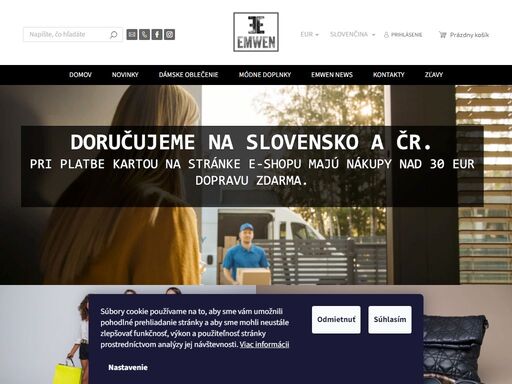 v našom eshope ponúkame na predaj len kvalitné a štýlové kúsky moderného dámskeho oblečenia. naša profesinálne vyskladaná kolekcia dámskej módy je určená pre dámy, ženy a dievčatá s dobrým vkusom, ktoré u nás nájdu kompletné pokrytie dámskeho šatníku. ponúkame všetko od spodného prádla a pyžam, cez legíny, elegantné a…