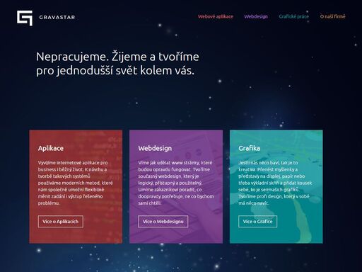vyvíjíme internetové aplikace pro business i běžný život. tvoříme profi grafický design a webdesign, který v sobě má něco navíc.