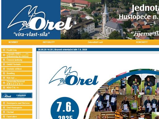 jednota, orel, hustopeče nad bečvou
