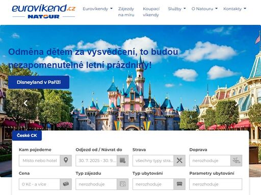 	aktualizovaná nabídka zájezdů, odlety brno, ostrava, praha, široká nabídka leteckých eurovíkendů