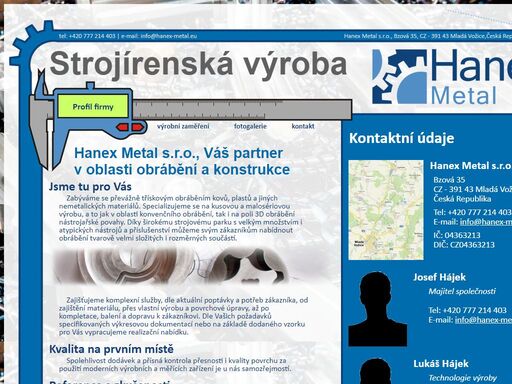 strojírenská výroba