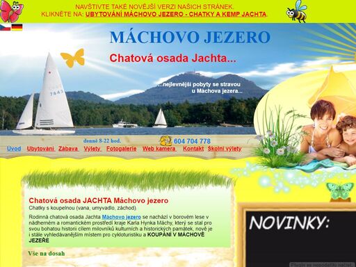 máchovo jezero-ubytování,kempy.chatová osada jachta
<meta name=