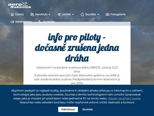 spolek provozující letecké sporty a letiště rakovník.