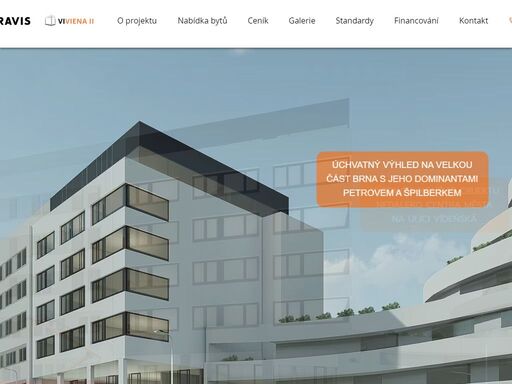 projekt viviena iii - vídeňská brno, nabídka bytů v blízkosti centra  - brno - poříčí