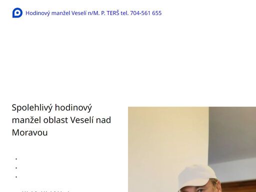 hodinový manžel veselí nad moravou, zednické malířské instalatérské práce čistění fasád zateplení řemeslné opravy v domácnosti rodinném domě bytu montáž nábytku