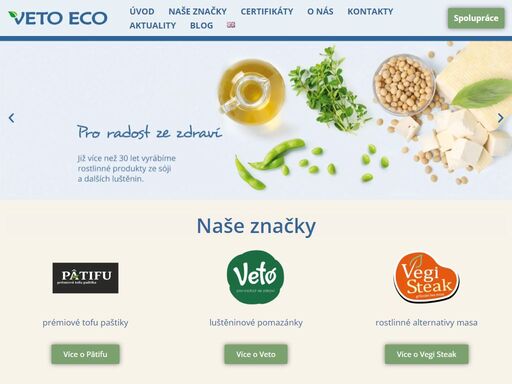 již více než 30 let se zaměřujeme na výrobu veganských a vegetariánských produktů, protože věříme, že tak můžeme přispět ke zdravějšímu životnímu stylu.
