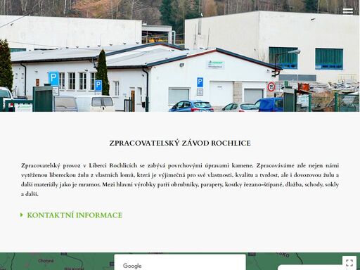 těžba a zpracování kamene, lomový kámen, stavební kámen, drtě, štěrky, kamenná dlažba, kamenolomy liberec - ruprechtice, lom hraničná, lom černá studnice.