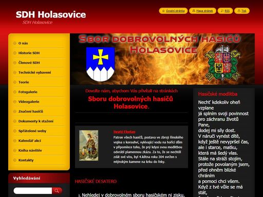 sbor dobrovolných hasičů holasovice