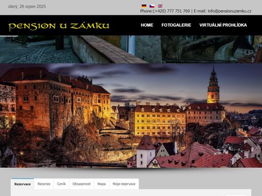 www.pensionuzamku.cz