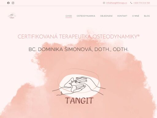 tangit dominika šimonová osteodynamika