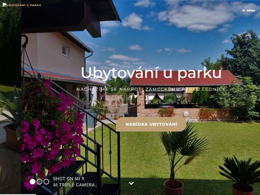 ubytování u parku