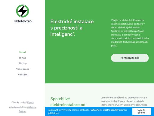 elektrické instalace s precizností a inteligencí.