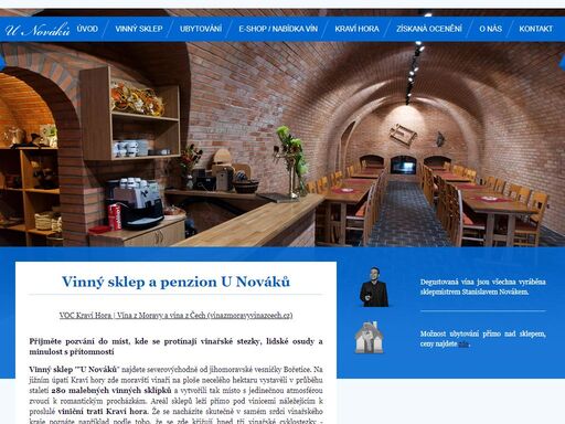 sklep a penzion u nováků - originální moravský vinný sklípek bořetice, republika kraví hora - máte namířeno na jižní moravu? v samém srdci vinařského kraje pod kraví horou leží vinný sklep a penzion u nováků. přijměte naše pozvání!