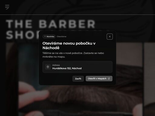 the barbershop luciana se nachází ve městě trutnov a je prvním barbershopem, který v tomto místě vznikl.