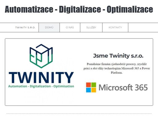 pomáháme firmám s automatizací, digitalizací a optimalizací procesů pomocí microsoft 365 a power platform.