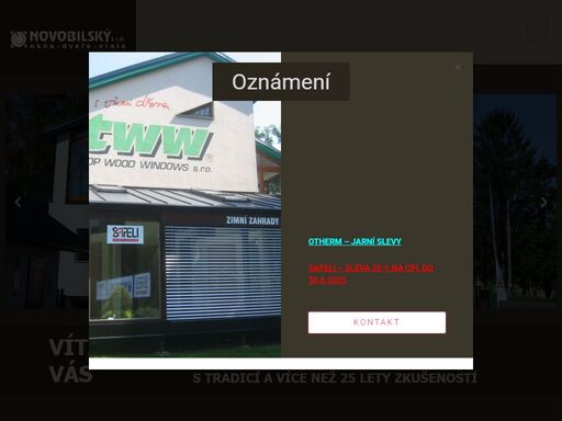 rodinná firma novobilský, to je 25 let zkušeností v oblasti oken, dveří, vrat a doplňků. nabízíme odborné poradenství, montáže a servis všech našich produktů.