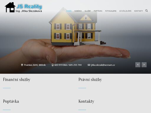 prodej, koupě, převod, pronájem, oceňování  nemovitostí, finanční služby mělník, litoměřicko, středočeský kraj