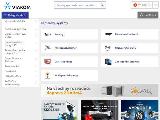 ip kamery, záznamová zařízení, přenosové trasy a ostatní příslušenství pro pohodlnou montáž kamerových systémů. vše skladem. školení pro...