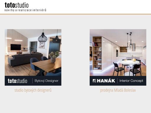 totostudio nabízí návrhy interiérů a design interiéru bytu v praze i mladé boleslavi, bytový architekt a designer petr tomíček a věra tomíčková.