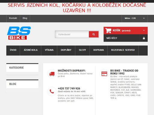 jízdní kola pro profíky i pro amatéry, prodej cyklistických potřeb, profesionální servis. zkuste nás.