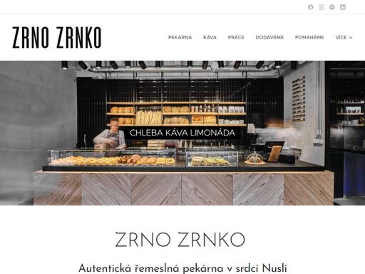 autentická řemeslná pekárna v srdci nuslí