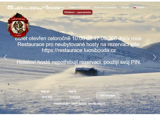 chcete být ubytovaní v pokoji s výhledem na sněžku? on-line rezervace je snadná. pokoj bude do 3 minut váš.