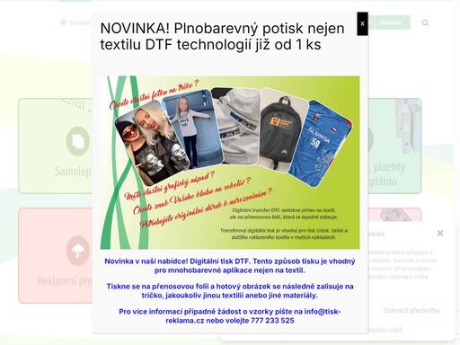 komplexní služby v oblasti tisku a grafiky.