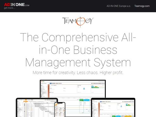 ad-in-one. system for agencies. more time for creativity. less chaos. higher profit. the most comprehensive tool for communication agencies.