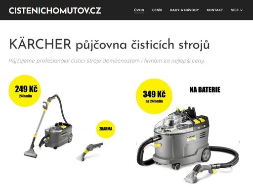 kärcher půjčovna čisticích strojů