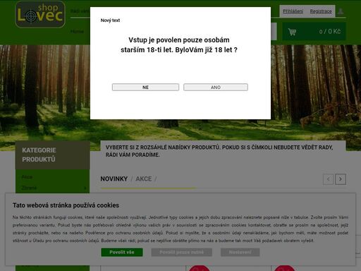 www.lovec-shop.cz