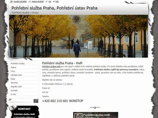 pohřební služba praha - helfi - zajišťuje kompletní pohřební služby v regionu praha a střední čechy