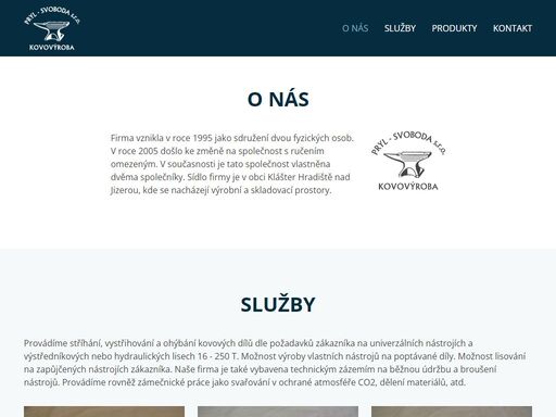 pryl - svoboda s.r.o. - kovovýroba v obci klášter hradiště nad jizerou