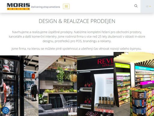 dodáváme kompletní řešení pro komerční prostory - od designu, přes stavební úpravy až po výrobu vybavení.