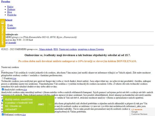 vítejte v eshopu farmers.cz :: farmers.cz