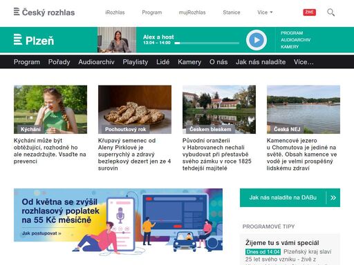online vysílání a vše o programu. aktuální zprávy, tipy na výlety, recepty, užitečné rady, příběhy a rozhovory se zajímavými hosty.