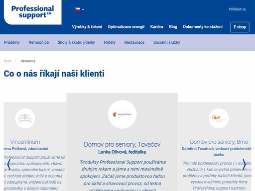professional support - výrobky a řešení pro profesionální praní, mytí nádobí, čištění a úklid. optimalizace energií a procesů. servisní partner p&g professional