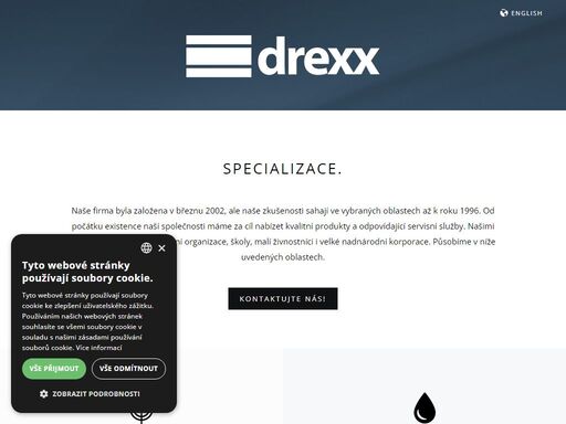 drexx : flexotisk, knihtisk, recyklace rozpouštědel a ředidel, www.mikroshop.cz: mikroskopy, usb mikroskopy, lupy, antistatické pomůcky