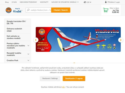 stavebnice modelů letadel, kit for beginners, hiesbok.com,model airplane kit,stavebnice v rozsypu,dlg