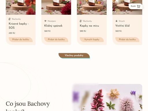 bachovy kapky bachovky essentio přinášejí klid a rovnováhu do života. díky síle čerstvých květů pomáhají zmírnit stres, napětí a obnovit harmonii.