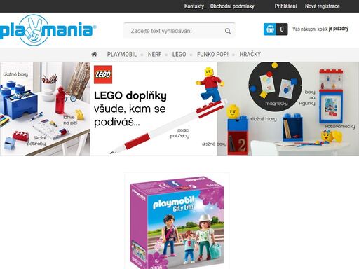 internetové hračkářství. v naší nabídce naleznete hračky těchto značek playmobil,lego,nerf,hot wheels,mattel a hasbro.