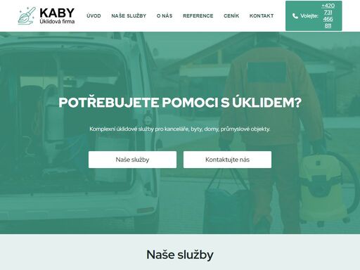 kaby - úklidové služby liberec: pravidelný úklid objektů, průmyslové čištění podlah, mytí oken, čištění koberců