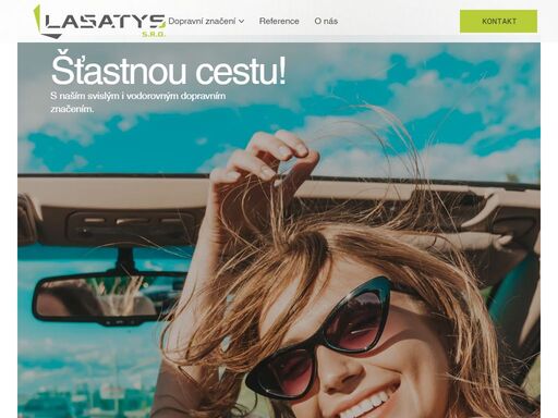 lasatys - spolehlivý partner při realizaci přechodného i trvalého dopravního značení.