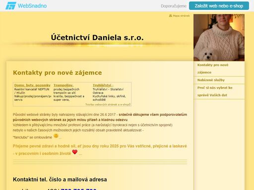 účetnictví daniela